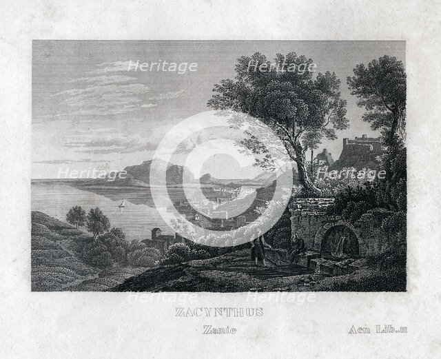 The Isle of Zakynthos, Greece, c1833. Artist: Unknown