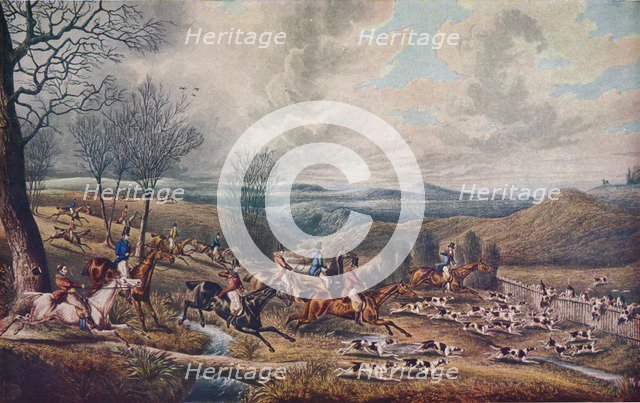 'The Chase of the Roebuck', 1834. Artist: Henry Thomas Alken.