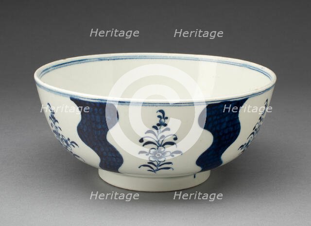 Bowl, Worcester, c. 1775. Creator: Royal Worcester.