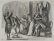 Return of the Basque emigrants, War of Roussillon, (1793-1795), 1851. Creator: Unknown.