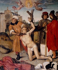 The Martyrdom of Saint Cucuphas. Artist: Bru, Aine (active 16th century)