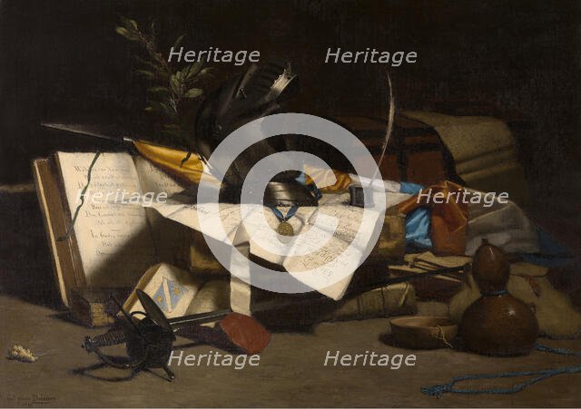 In Memory of Philips of Marnix, Lord of Sint-Aldegonde, 1885. Creator: Hippolyte-Pierre Delanoy.