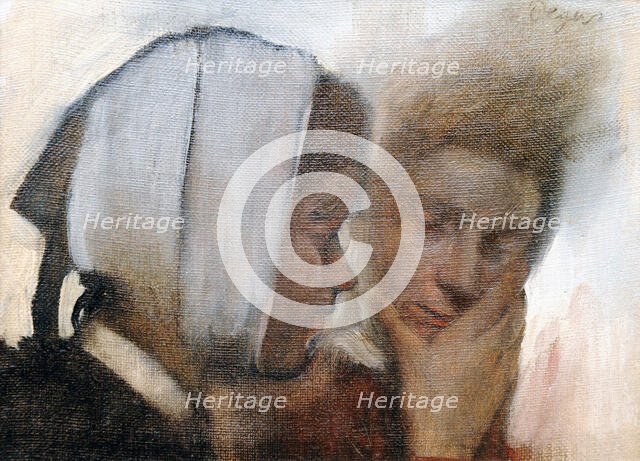 Washerwomen, c1872. Creator: Degas, Edgar (1834-1917).