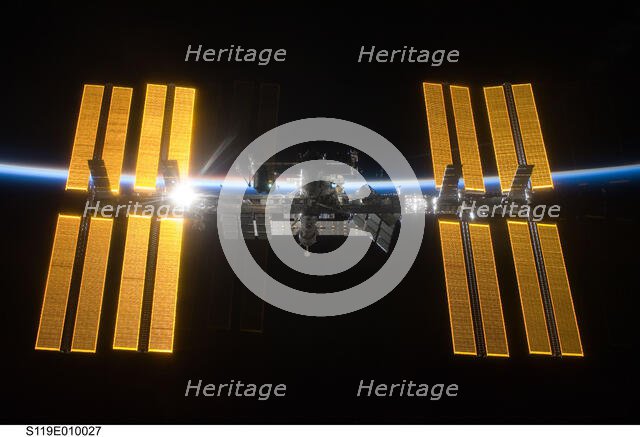 International Space Station, March 2009.  Creators: NASA, European Space Agency.
