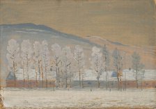 Winter landscape near Zdiar, 1900-1910. Creator: Ferdinand Katona.