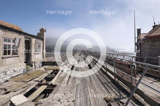Birnbeck Pier, Birnbeck Island, Weston-Super-Mare, Somerset, 2018. Creator: Steven Baker.