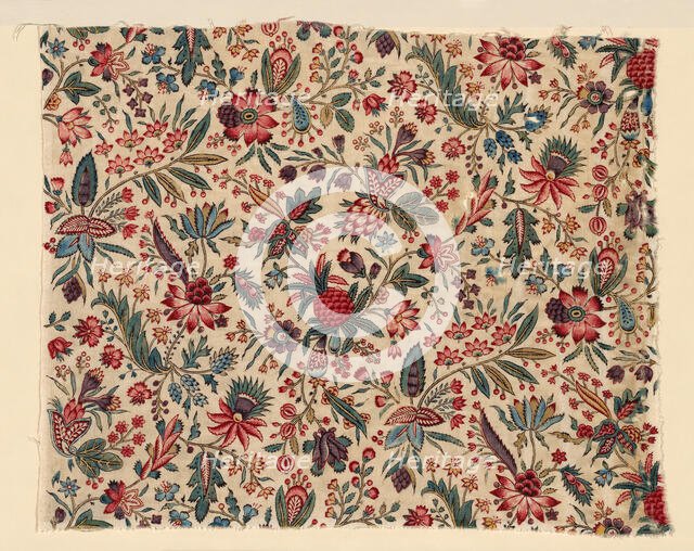 Fragment (Furnishing Fabric), France, 1775/1800. Creator: Unknown.