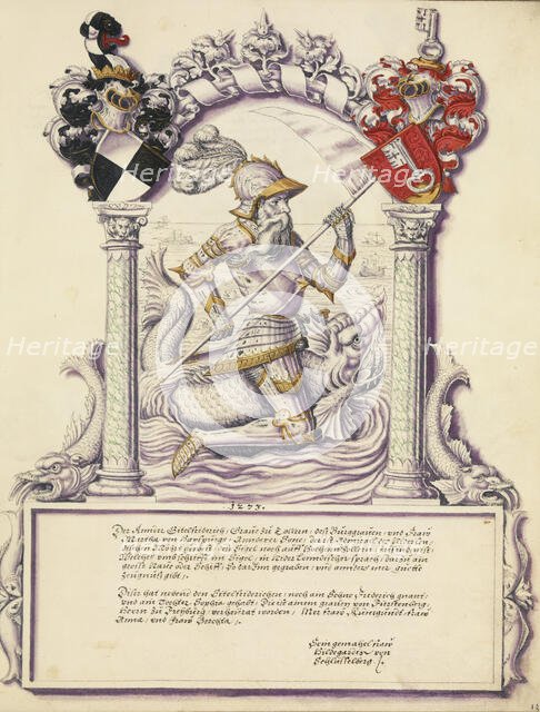 Eitelfriedrich II Hohenzollern, about 1572. Creator: Jorg Ziegler.