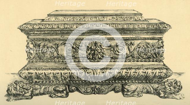 Walnut chest, (1881). Creator: Andrew Fingar Brophy.