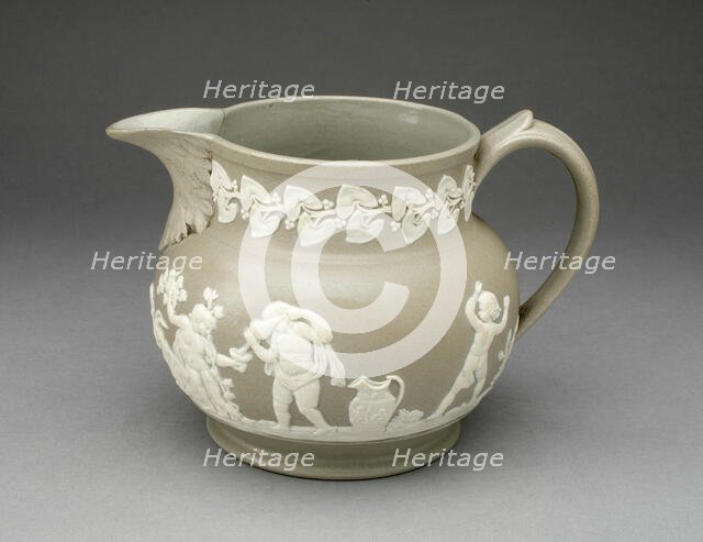 Jug, Staffordshire, c. 1800. Creator: Staffordshire Potteries.