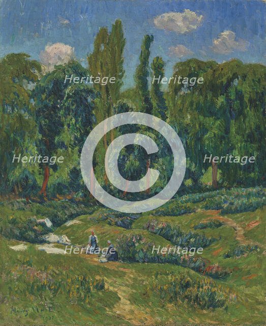 Washerwomen, 1907. Creator: Moret, Henry (1856-1913).