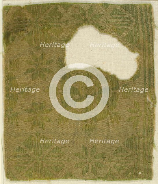 Brocade Textile, Italian, 14th century. Creator: Unknown.