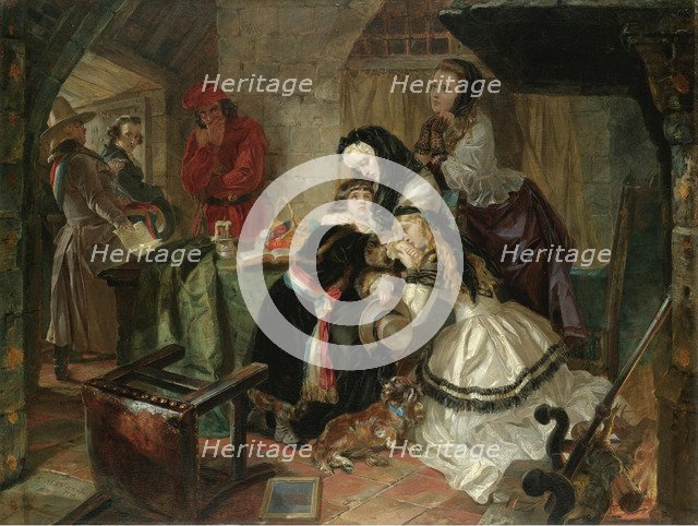 Marie Antoinette. Artist: Ward, Edward Matthew (1816-1879)