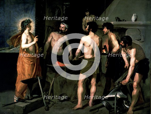 The Forge of Vulcan', by Diego Velazquez, 1630.