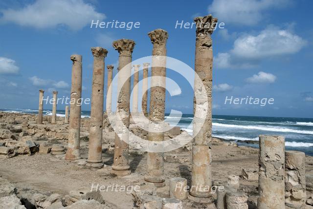 Libya, Sabratha, Temple of Isis, 2007. Creator: Ethel Davies.