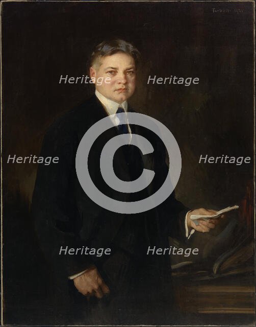 Herbert Hoover, 1921. Creator: Edmund Charles Tarbell.