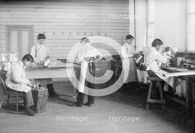 Carlisle School - Tin Shop, between c1910 and c1915. Creator: Bain News Service.