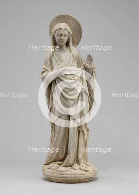 Virgin of the Annunciation, c. 1340. Creator: Unknown.