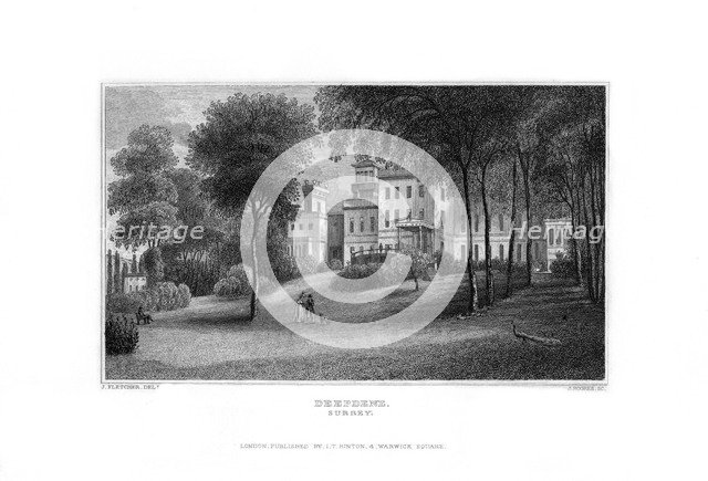 Deepdene, Dorking, Surrey, 1829.Artist: J Rogers