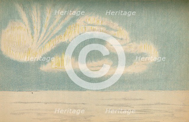 'Aurora Borealis, 18th October 1894, (1897). Artist: Fridtjof Nansen.