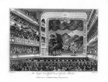 The Royal Family at Covent Garden Theatre, London, 1804.Artist: James Fittler