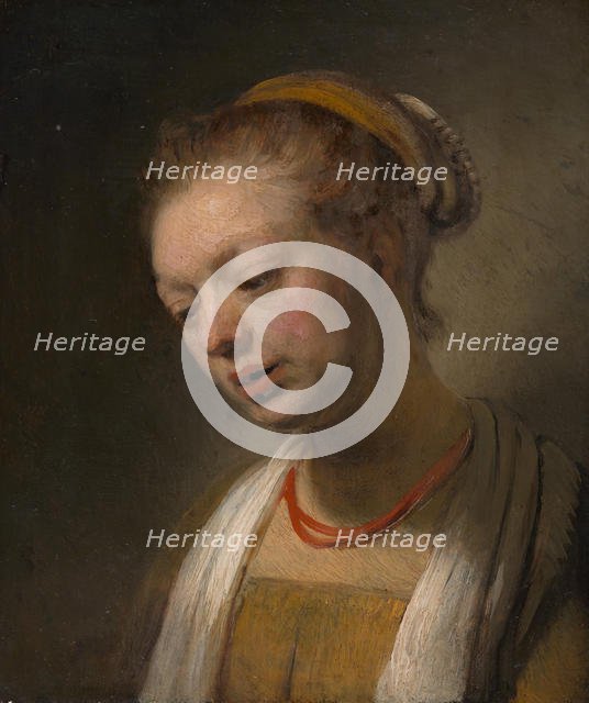 Young Woman with a Red Necklace, ca. 1645. Creator: Unknown.