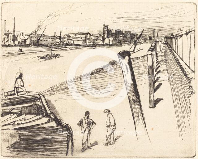 Millbank, 1861. Creator: James Abbott McNeill Whistler.