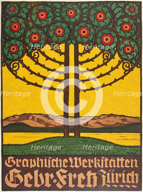 Grafische Werkstätten Gebrüder Fretz Zürich, 1913. Creator: Koch, Walther (1875-1915).