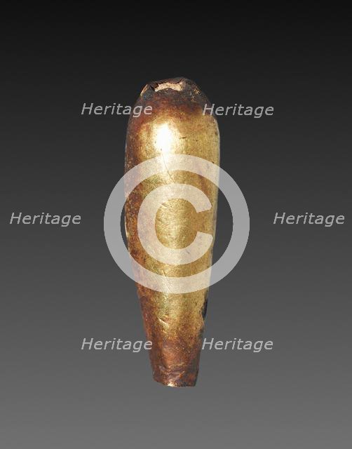 Teardrop-Shaped Bead, 1980-1801 BC. Creator: Unknown.