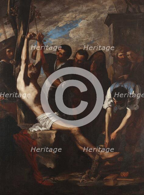 The Martyrdom of Saint Bartholomew, c1635. Creator: Cavallino, Bernardo (1616-1656).