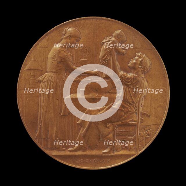 Family Values [obverse], 1891. Creator: Jules Clément Chaplain.
