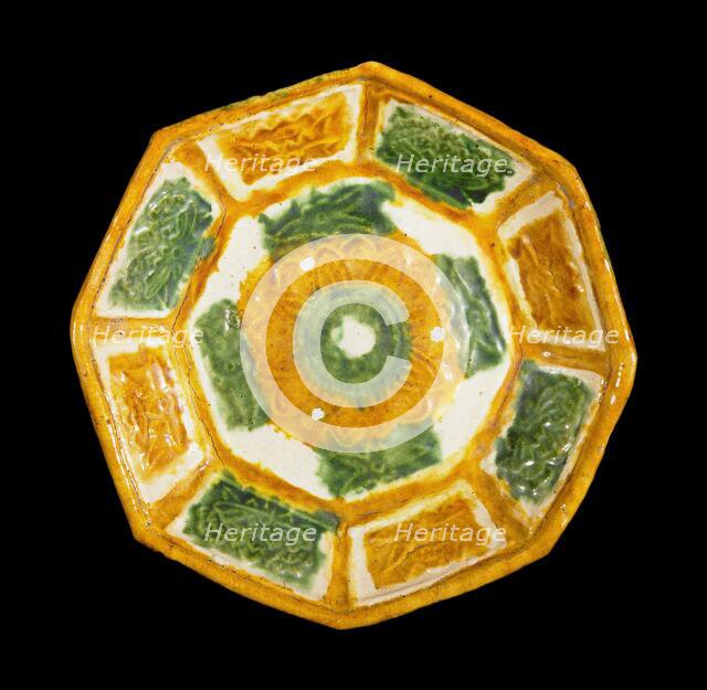 Octagonal dish, 907-1125. Creator: Unknown.