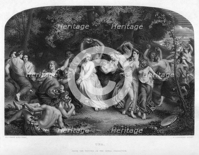 'Una', 19th century. Artist: P Lightfoot