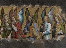 Music-making Angels, 1483-1494. Creator: Hans Memling.