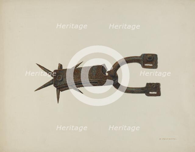 Spur, c. 1940. Creator: William Kieckhofel.