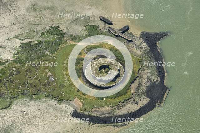 Fort Darnet, part of the defences for the naval dockyard at Chatham, Medway, 2024. Creator: Damian Grady.