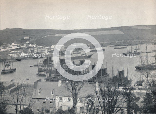 'Kinsale - A Fishing Fleet in the Harbour', 1895. Artist: Unknown.