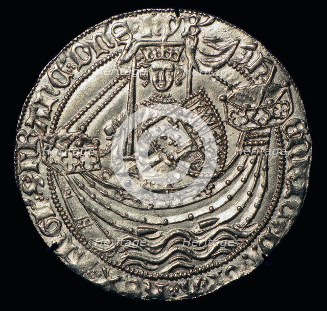 Gold noble of Henry VI, 15th century. Artist: Unknown