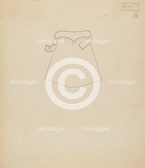 Apron, 1935/1942. Creator: Gertrude Lemberg.