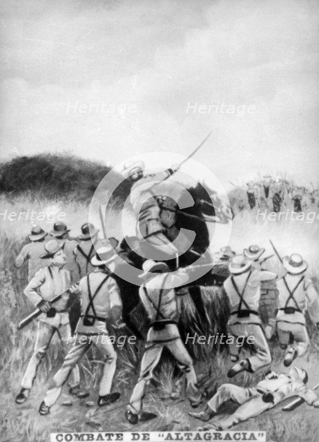 Battle of Altagracia, 22nd June 1895, c1910. Artist: Unknown