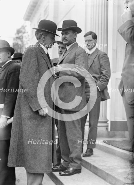 David Franklin Houston, Secretary of Agriculture, Center, 1913. Creator: Harris & Ewing.