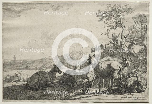 The Shepherd, 1644. Creator: Paulus Potter (Dutch, 1625-1654).