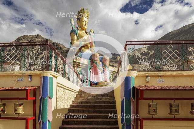 Diskit Chamba, Nubra Valley, Ladakh, India, 2023. Creator: Peter Thompson.