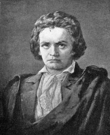 Ludwig van Beethoven, (1770-1827), German composer, 1909. Artist: Unknown