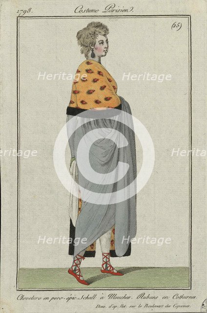 Costume parisien, 1798. Creator: Anonymous.