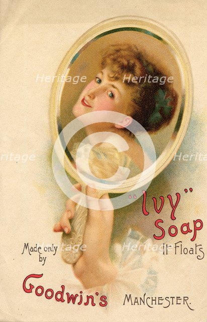 Ivy soap, 1900. Artist: Unknown