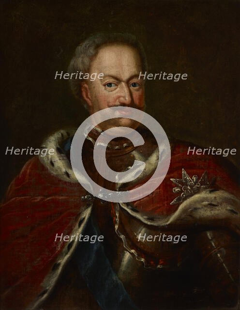 Portrait of Stanislaw Leszczynski (1677-1766), King of Poland in 1704 and 1733, between 1725-1733. Creator: Georg Engelhard Schroder.