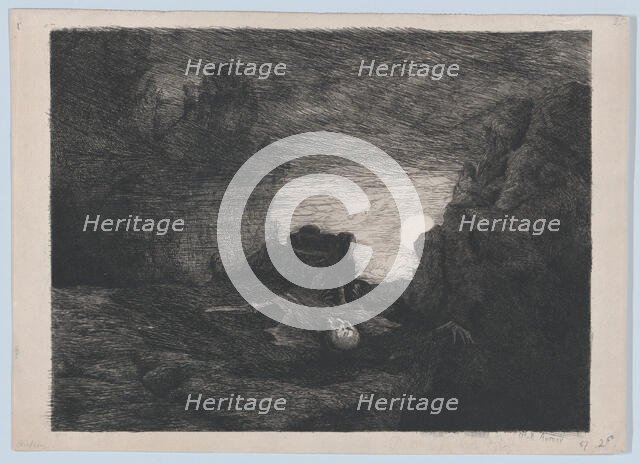 Death, 19th century. Creator: Alphonse Edouard Enguérand Aufray de Roc'Bhian.