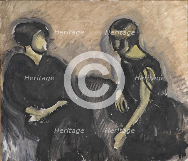 Two Ladies, 1922. Creator: Harald Giersing.