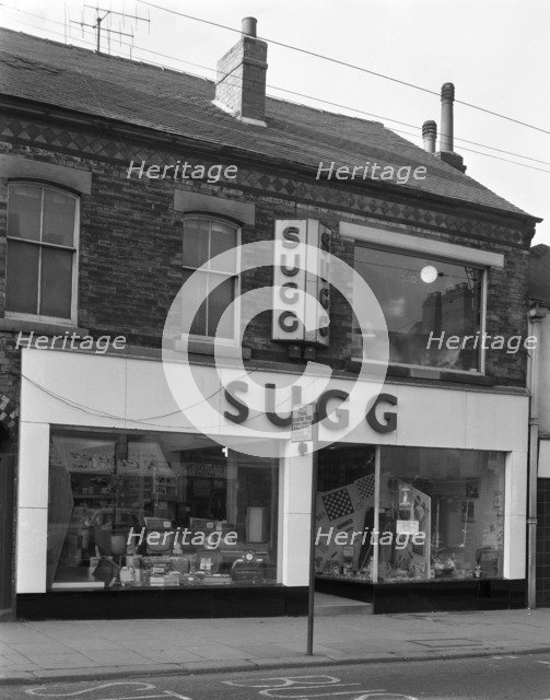 Sugg's shop, Rotherham, South Yorkshire, 1960. Artist: Michael Walters